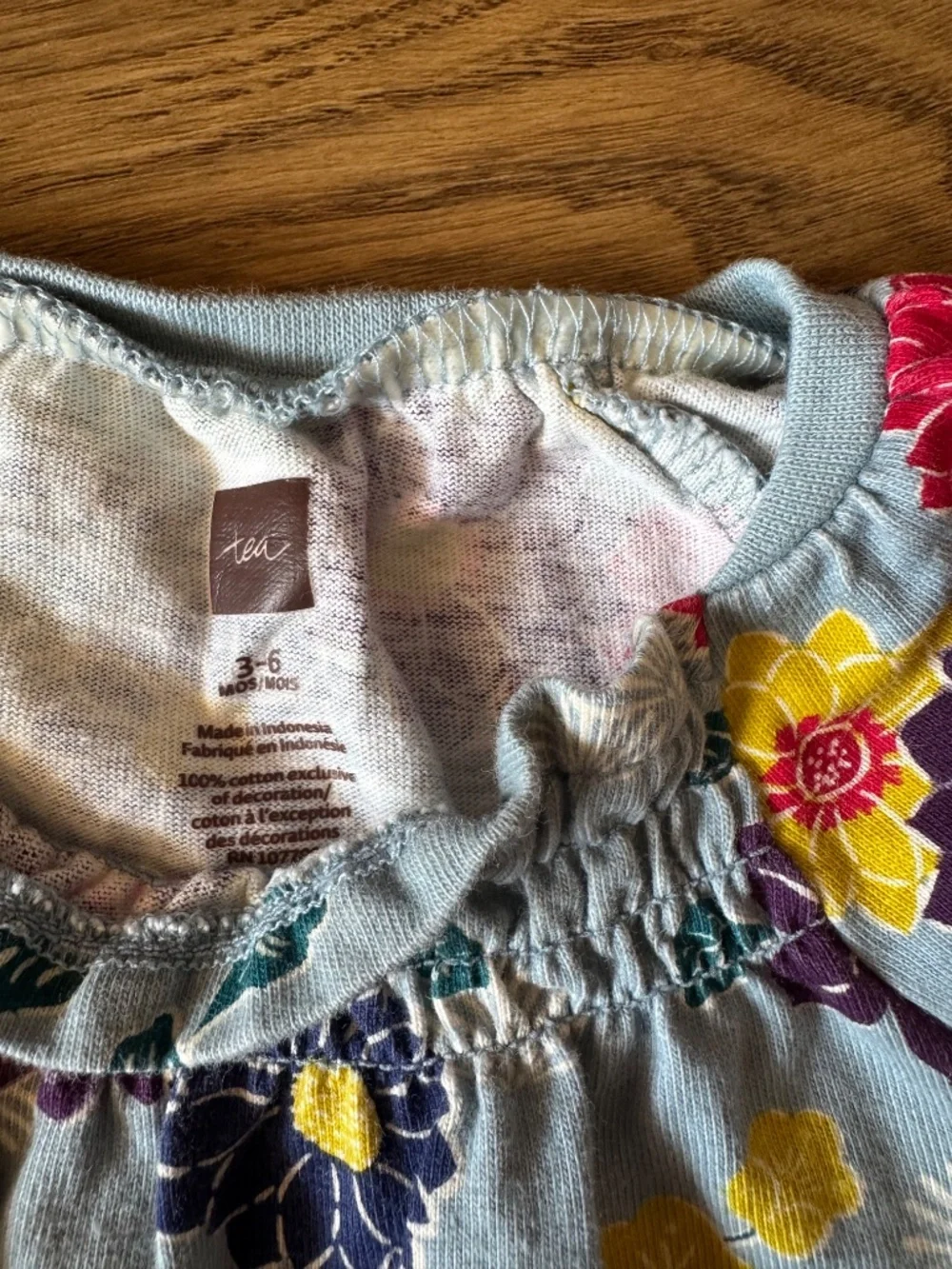 Tea Collection & Old Navy Baby Girl Dress Lot 3-6 Months Floral Long Sleeve